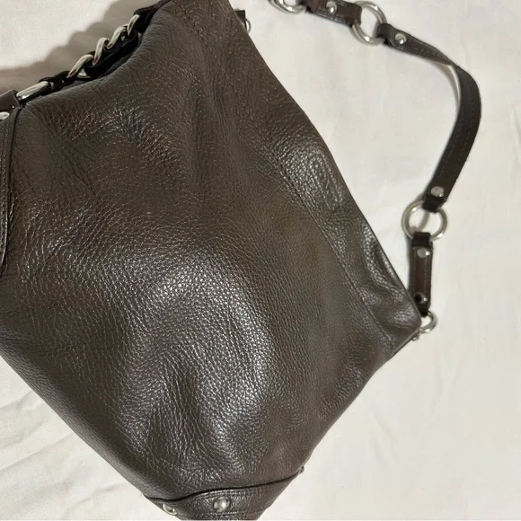 Coach Carly Brown Leather Bag - Picture 14 of 17